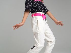 Джинсы mom fit для девочки