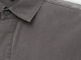 Рубашка из тенселя полуприлегающего силуэта