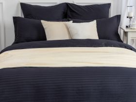 Постельное белье Black страйп-сатин II