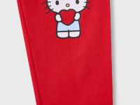 Красные легинсы с принтом Hello Kitty для девочки Глория Джинс