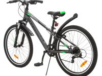 Подростковый велосипед Stels Turbo 400 V 24, год 2025, цвет Серый-Зеленый, ростовка 12