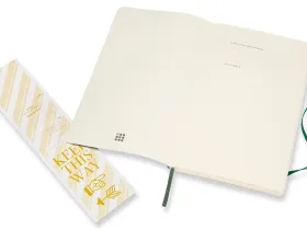 Записная книжка нелинованная Moleskine "Classic Soft" Large 13х21 см 192 стр., обложка мягкая зелена