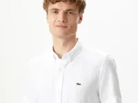 Мужская льнаная рубашка Lacoste