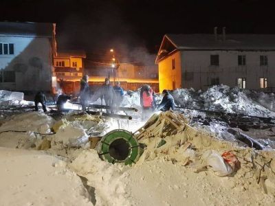 В оставшемся без тепла поселке Большой Нимныр запустили два котла