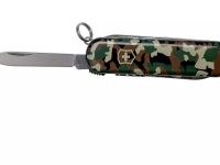 Многофункциональный швейцарский нож-брелок Victorinox Nail Clip 580, сталь X55CrMo14, рукоять Cellidor, камуфляж