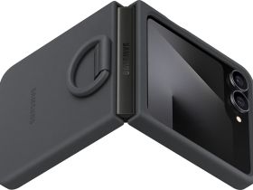 Клип-кейс Samsung Silicone Case Z Flip7 FE/Z Flip6 Чёрный