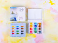 Набор акварели "Белые ночи" Пленэр 12 цв пластик