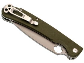 Складной нож Daggerr Sting XL beadblast, сталь VG-10, рукоять Olive G10