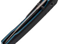 Складной нож ВДВ, сталь D2, рукоять G10, черный