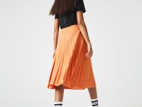 Женская плиссированная юбка Lacoste