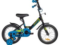 Детский велосипед Novatrack Twist 14, год 2025, цвет Черный