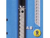 Нож OLFA с выдвижным лезвием 9 мм металлический корпус