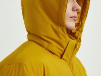 Утепленная куртка со съемным капюшоном