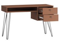 Письменный стол Крейн-2 120x50 Терракотовый/Черный