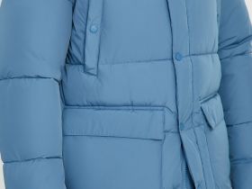 Полупальто утепленное с воротником-стойкой