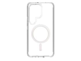 Чехол-накладка KWI-NI Magsafe для Samsung Galaxy S24 Ultra силиконовый (прозрачный)