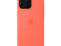 Чехол-накладка Silicone Case with MagSafe для iPhone 16 Pro (Tangerine)