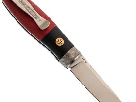 Складной нож Reptilian "Лесовик-02", сталь D2, рукоять G10, Limited Edition, красный