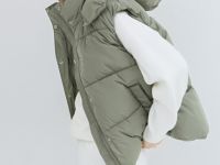 Жилетка с капюшоном, Желтый