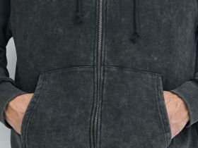 Толстовка на молнии, Серый