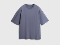 Футболка оверсайз с эффектом стирки, Серый