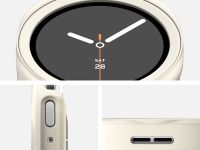 Чехол Araree Amy для Samsung Galaxy Watch 8/9, 44 мм, TPU+PC кремовый
