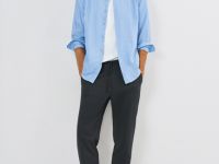 Рубашка, Голубой