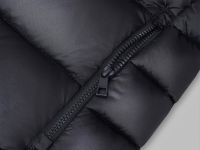 Удлиненный пуховик полуприлегающего силуэта