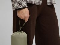 Стеганый пуховик с натуральным пухом