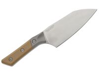 Нож кухонный Сантоку Microtech Santoku Knife 6', сталь M390MK, рукоять G10, бежевый