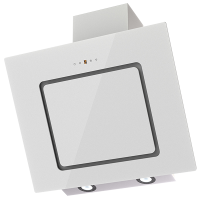 Наклонная вытяжка KIRSA 600 white/white glass sensor