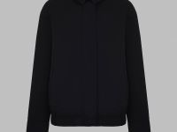 Утепленная куртка с отложным воротником