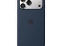 Чехол-накладка Silicone Case Series для iPhone 17 Pro (темно-синий)