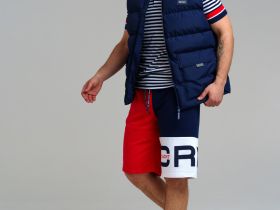 Сорочка трикотажная с воротником поло для мужчин