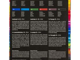 Набор акрила Talens "Amsterdam" 12 цв*20 мл, пейзаж