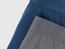 Трусы-транки, 2 шт., Синий