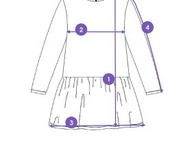 Платье трикотажное для девочек