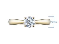 Помолвочное кольцо из желтого золота э0312кц11210862_white