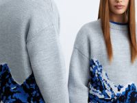 Вязаный джемпер с принтом из коллаборации с maneke