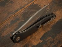 Складной нож CJRB Agave, сталь D2, рукоять G10, черный