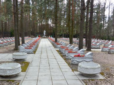 Братское захоронение воинов Советской Армии, погибших в годы Великой Отечественной войны 1941-1945 г.г.