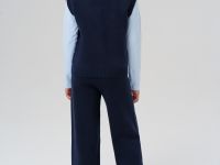 Комплект трикотажный для девочек: жилет, брюки