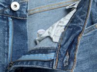 Зауженные джинсы, Голубой