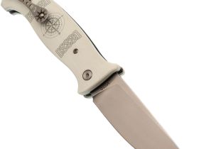 Складной нож Steelclaw "Поиск", сталь VG10, рукоять G10, белый