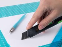 Коврик для резки Малевичъ 3-х слойный, А1, бирюзовый