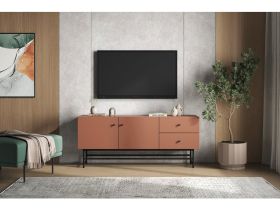 ТВ-тумба Шелби 158x67 Терракотовый