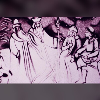 Новогодняя сказка с органом и песочной анимацией. Двенадцать месяцев