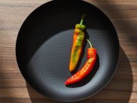 Alessi Чаша для фруктов 21 см черная Round basket Alessi