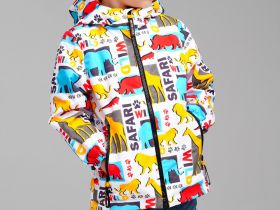 Куртка текстильная с полиуретановым покрытием для мальчиков (ветровка)