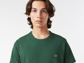 Мужская футболка Lacoste приталенного кроя